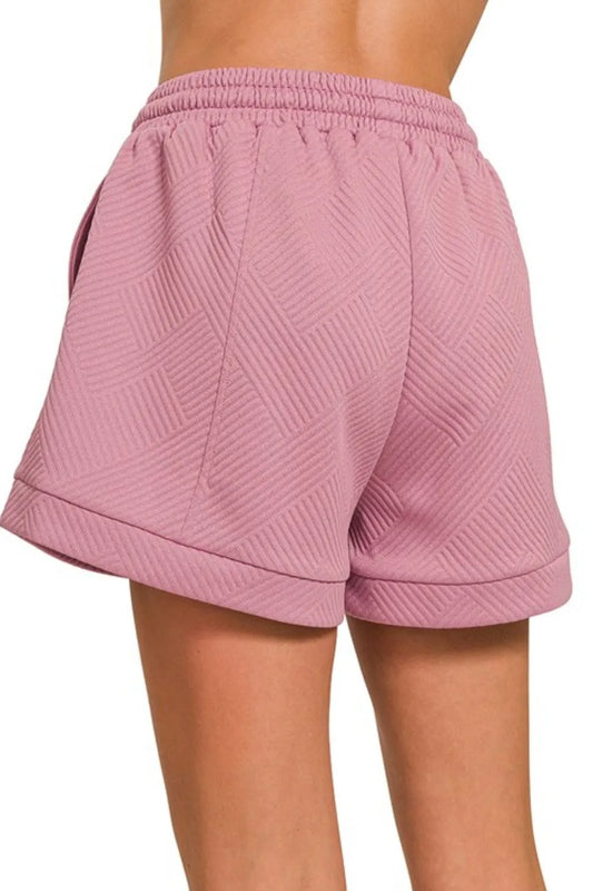 Comfortable, shorts, pattern, pink, women's clothing