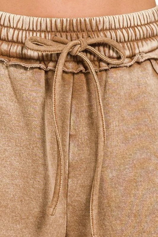 Comfortable, shorts, brown, beige, women's clothing