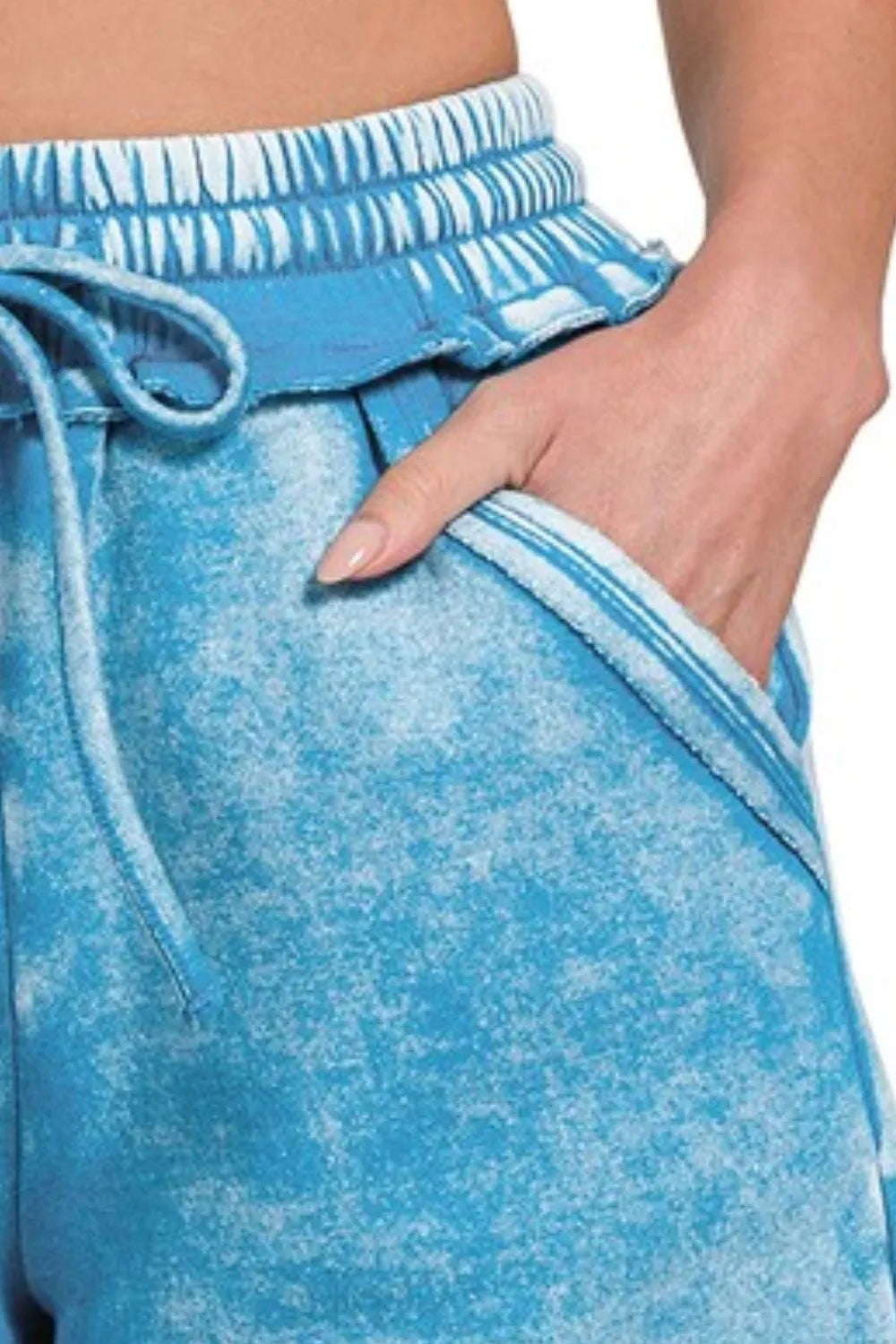 Blue shorts, comfortable, women’s clothing