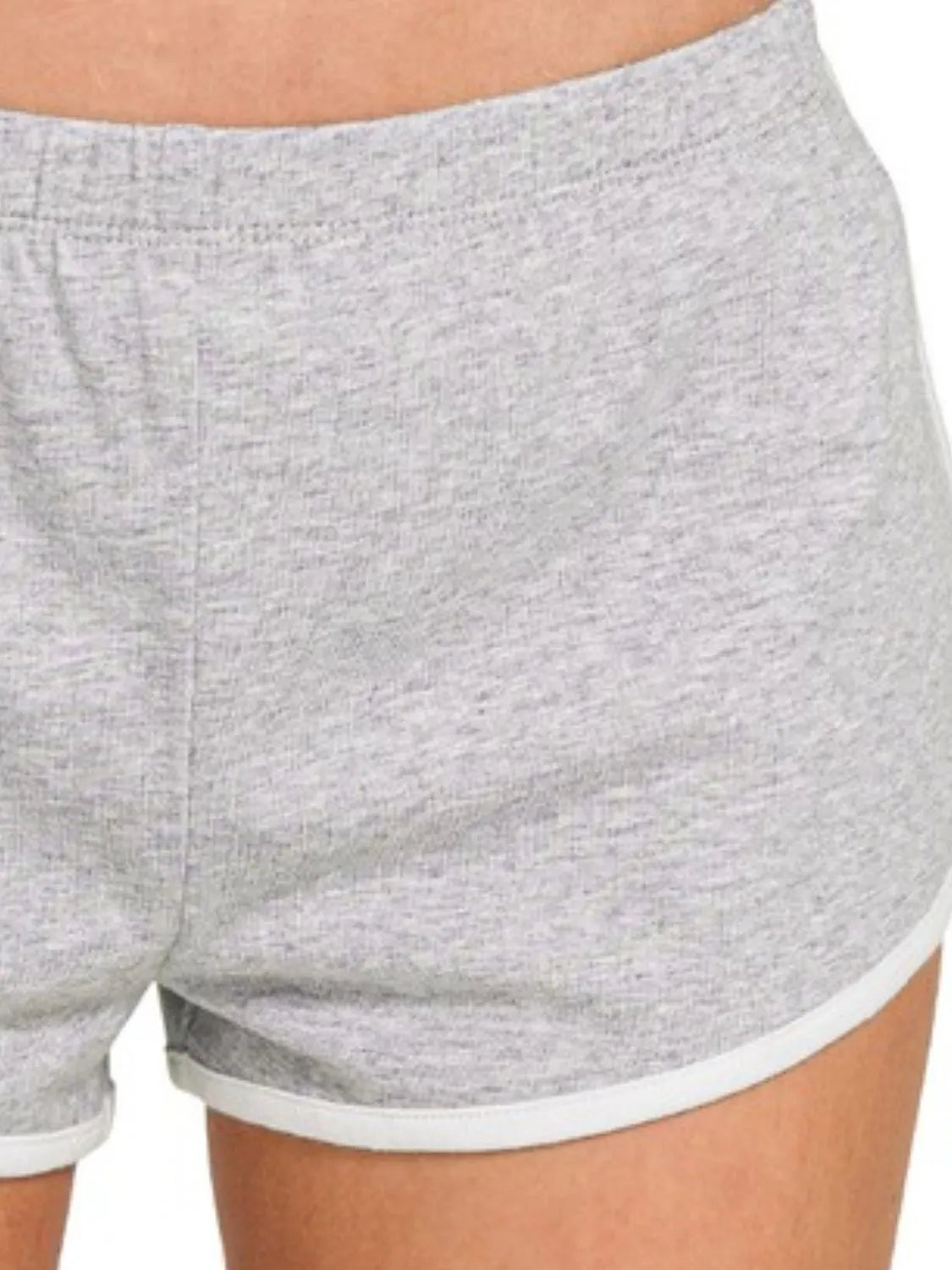 Comfortable, grey, shorts, women's clothing