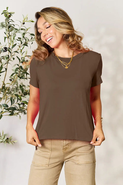 Comfortable, shirt, brown, women’s clothing