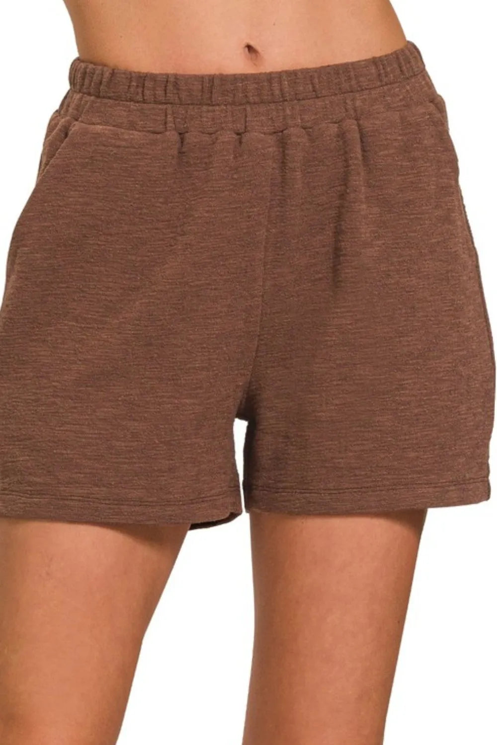 Comfortable, shorts, brown, women's clothing