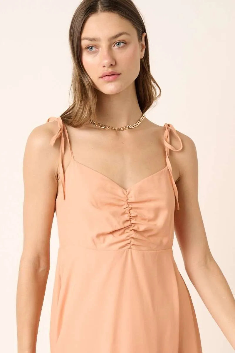 comfortable, orange ish pink, women’s clothing, sun dress