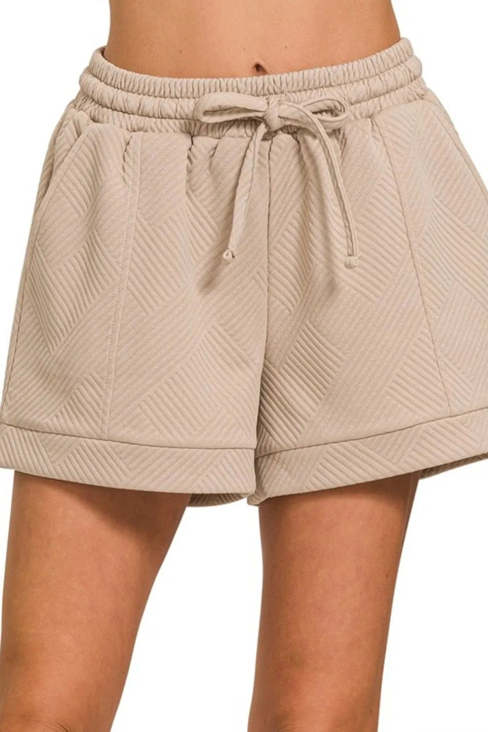 comfortable, beige, shorts, women’s clothing, pattern