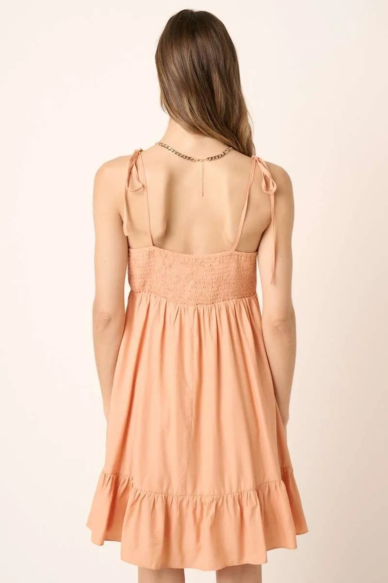 comfortable, orange ish pink, women’s clothing, sun dress