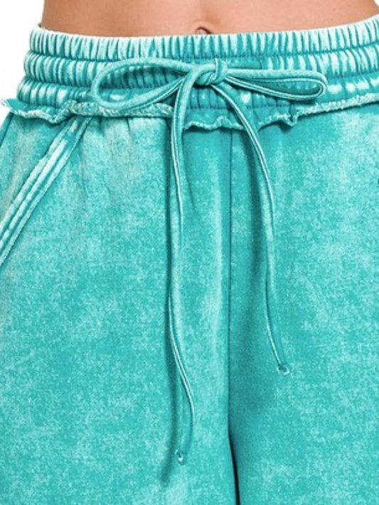 Comfortable, shorts, teal, turquoise, women's clothing 