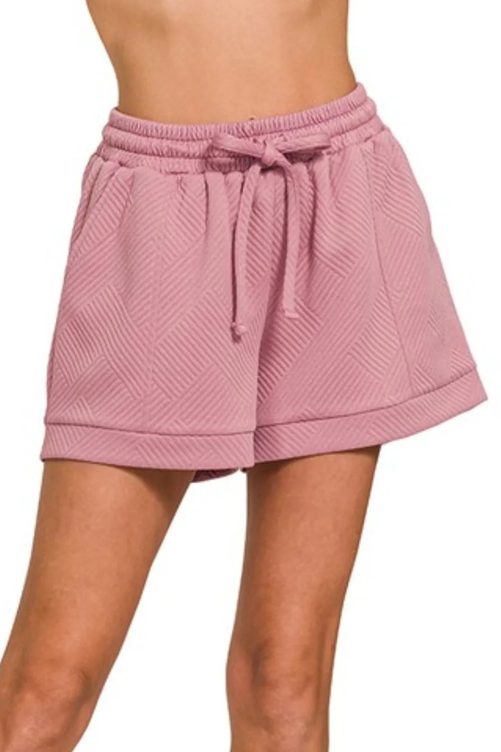 Comfortable, shorts, pattern, pink, women's clothing 