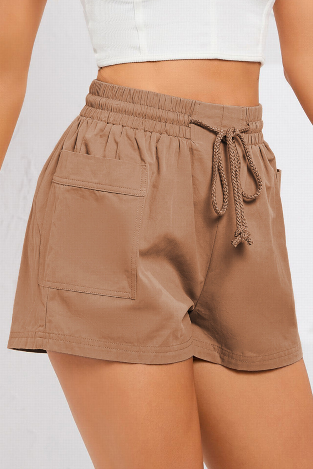 Comfortable, shorts, brown, women’s clothing