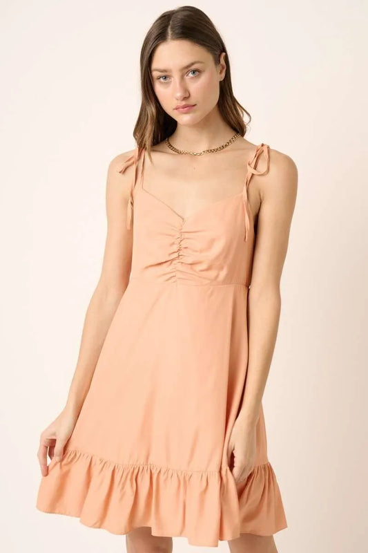 comfortable, orange ish pink, women’s clothing, sun dress