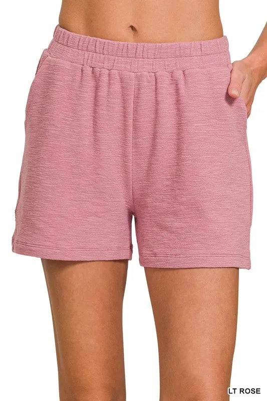 Comfortable, shorts, salmon, pink, women’s clothing 
