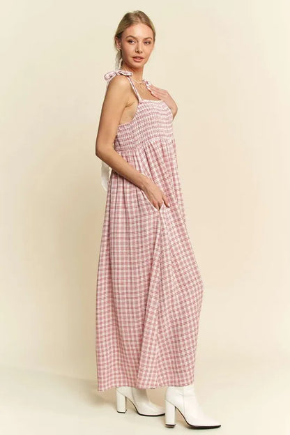 Comfortable, red, white, sun dress, pattern, women’s clothing