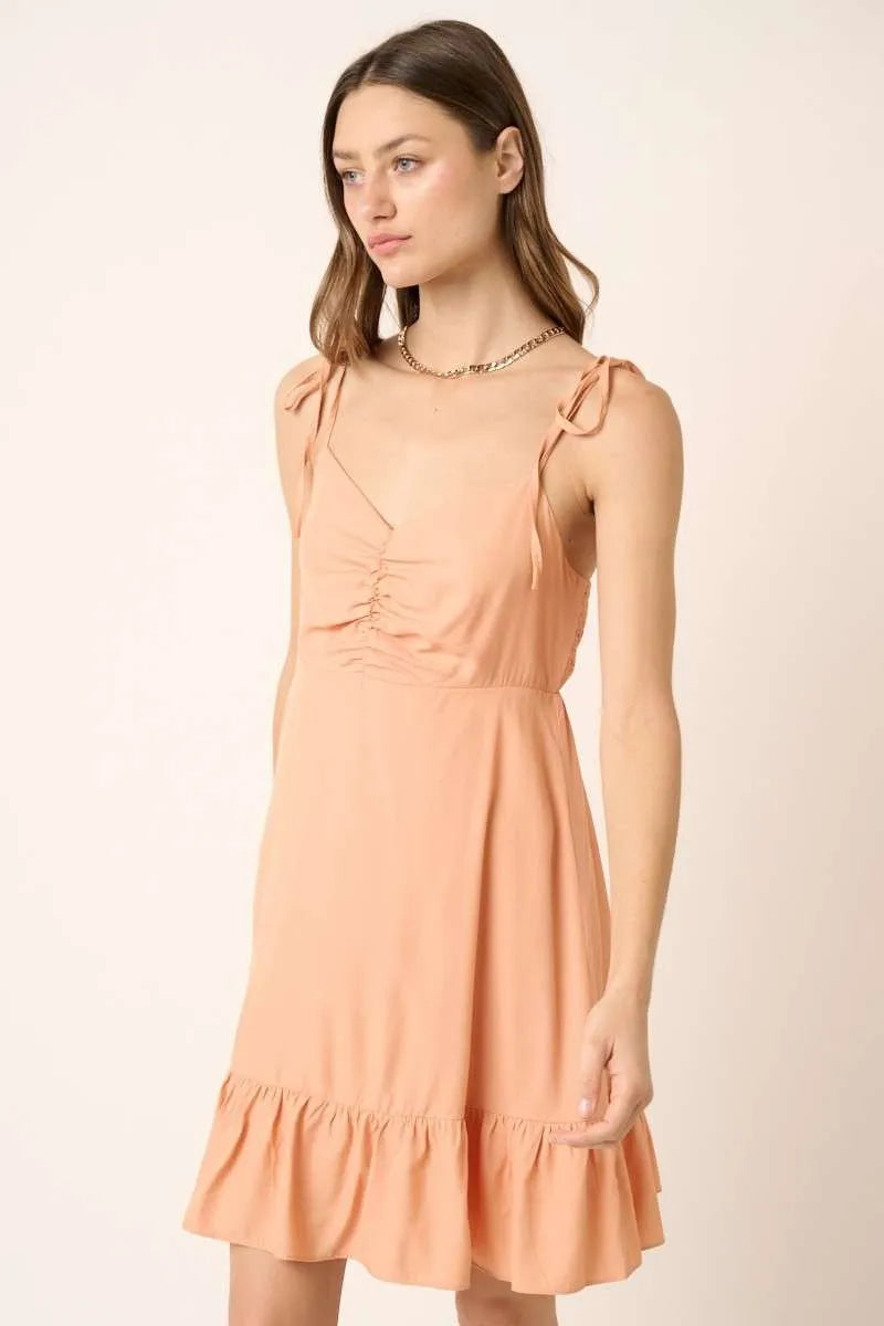 comfortable, orange ish pink, women’s clothing, sun dress