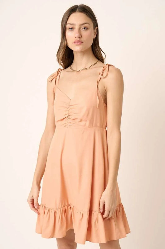 comfortable, orange ish pink, women’s clothing, sun dress