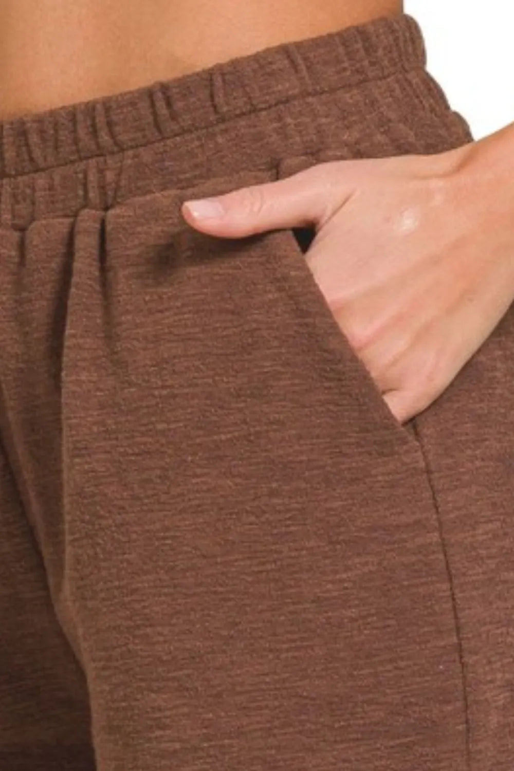 Comfortable, short, brown, women's clothing